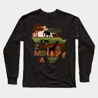 Zambia Long Sleeve T-Shirt